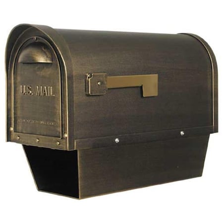 Special Lite Products Savannah Curbside Mailbox with Paper Tube, Verde Green SCS-2014-VG